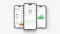 Op de afbeelding is Dynamic Assistant te zien met de stroomprijs, het verbruik en de energiecockpit op het scherm van een smartphone.