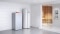 Foto van een warmtepompboiler in combinatie met een condensatieketel